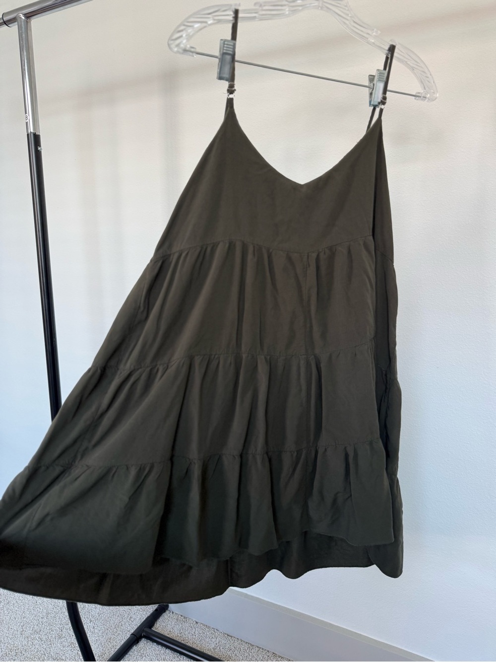 Aerie summer Slip Dress - Olive - Picture 3 of 3